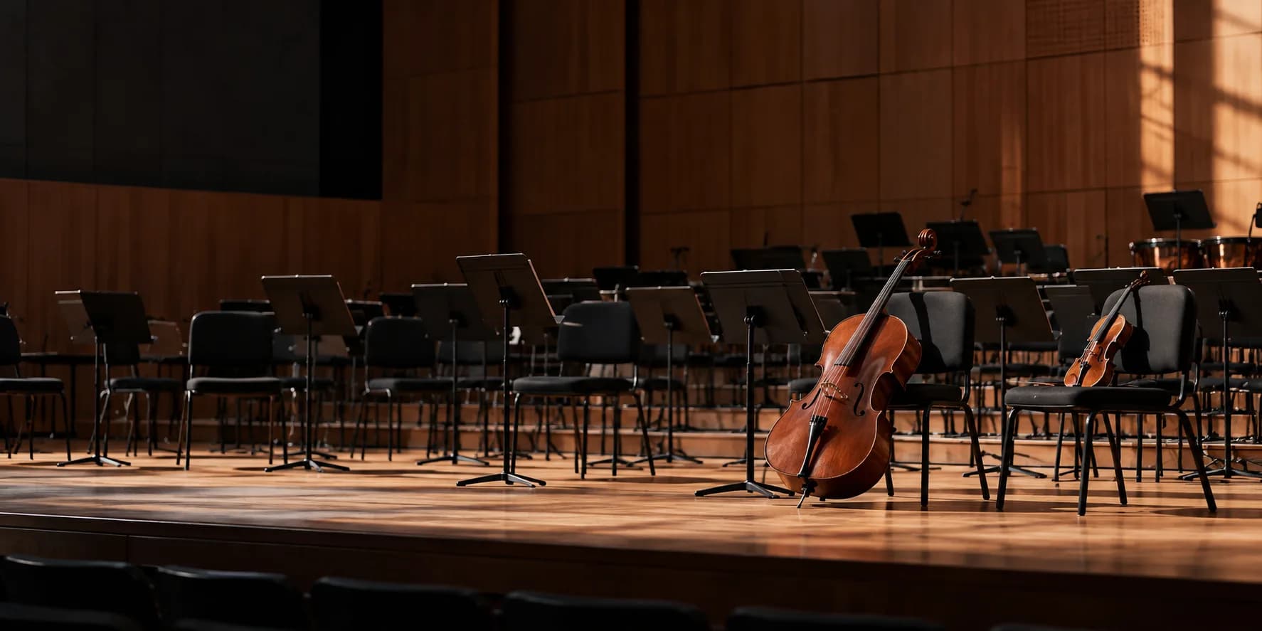 Interior de uma sala de concertos